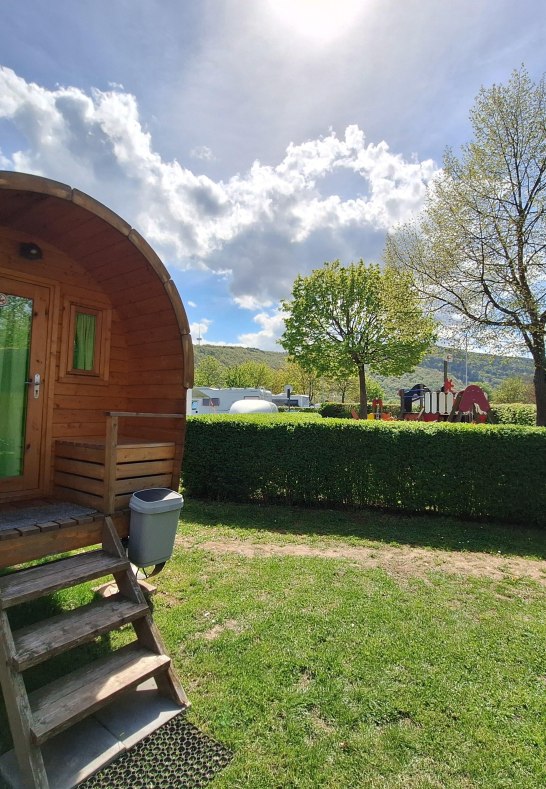 Familiensch&auml;ferwagen am Spielplatz | &copy; Koblenz-Touristik GmbH, J. Assenmacher