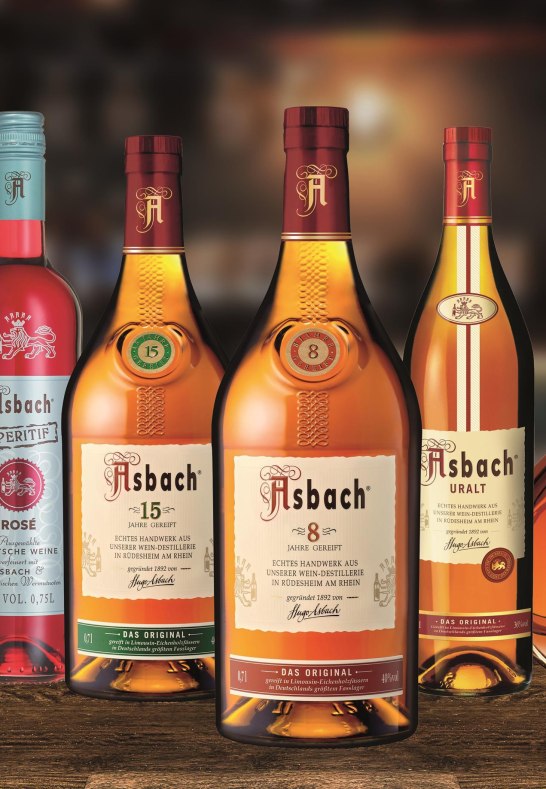 Asbach Sortiment | © Asbach GmbH Asbach Sortiment | © Asbach GmbH
