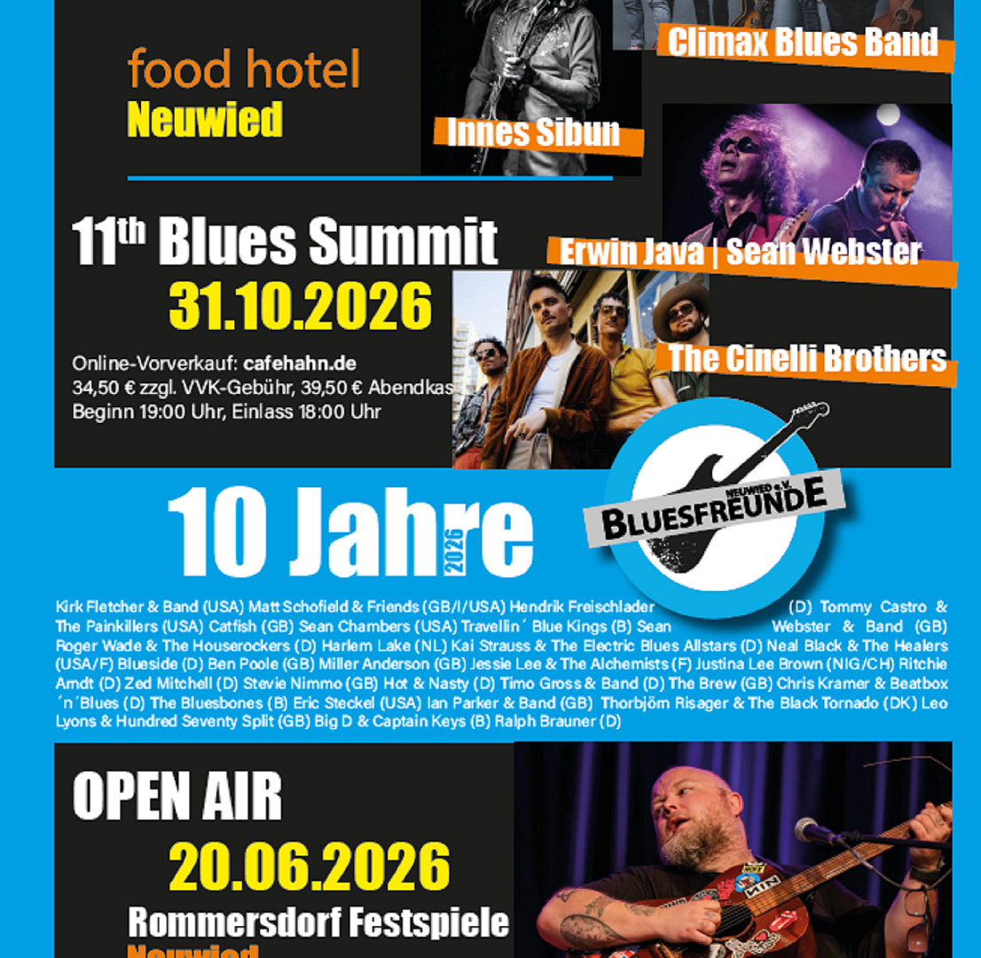 10. Blues Summit | &copy; Bluesfreunde Neuwied