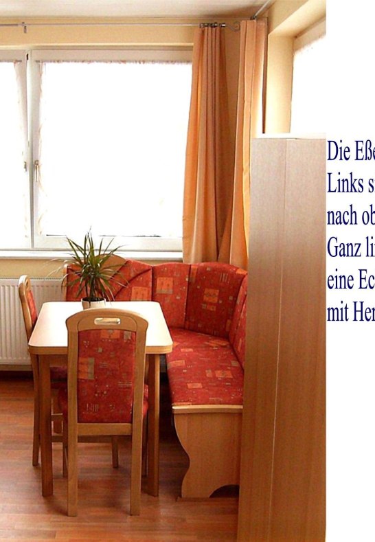 3a. Essecke | &copy; Ferienwohnung Klaus J&auml;rgen