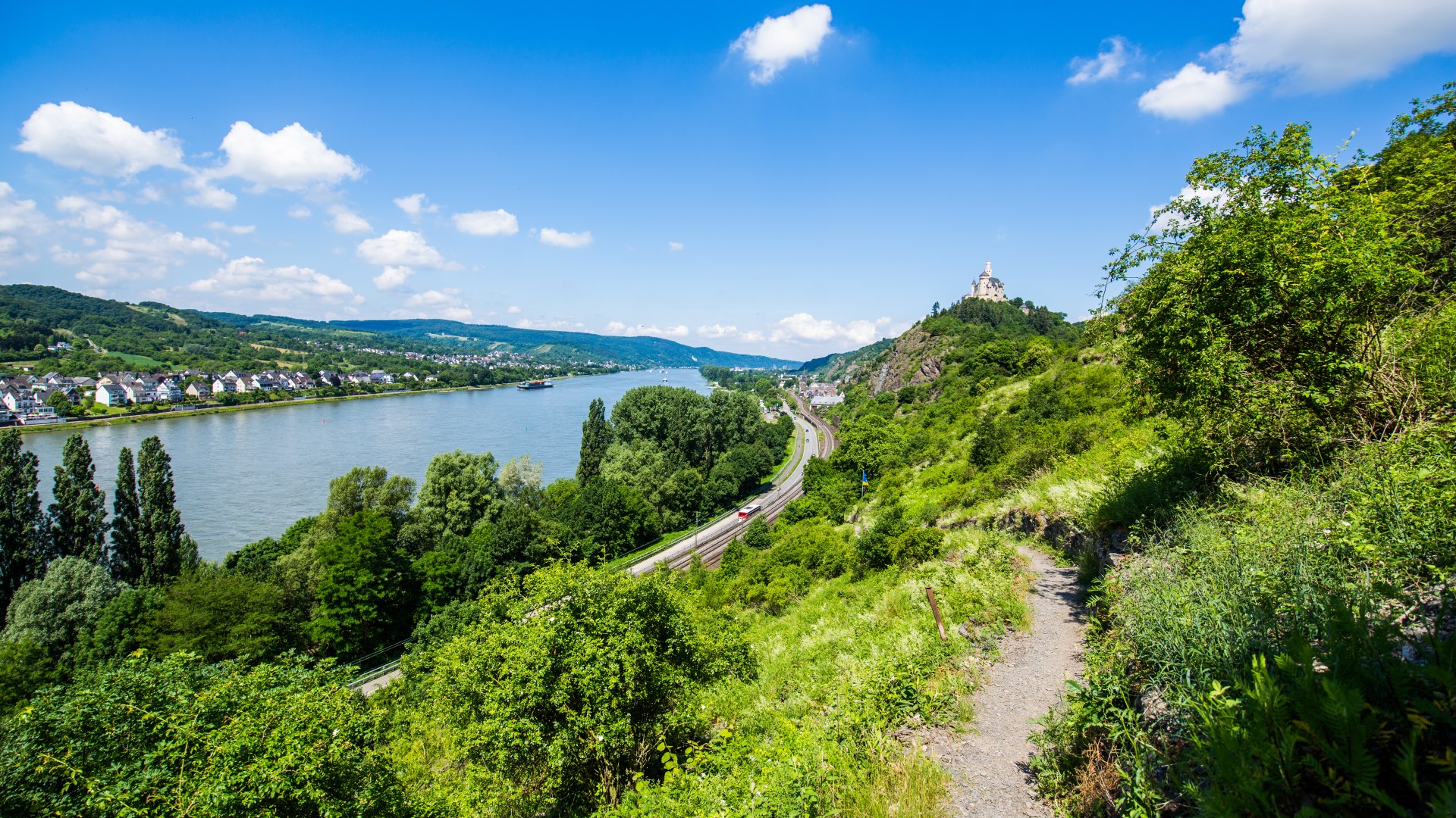 Blick auf die Marksburg | © Henry Tornow Blick auf die Marksburg | © Henry Tornow