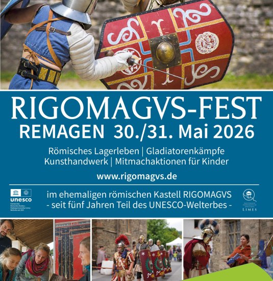 Plakat RIGOMAGVS-Fest | &copy; Stadt Remagen