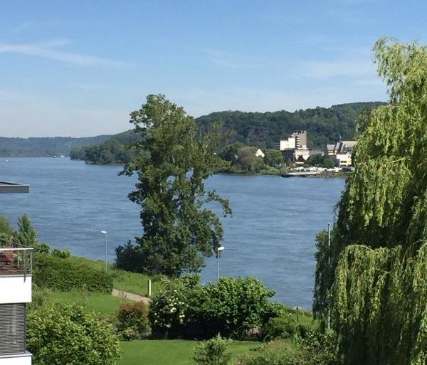 Blick auf den Rhein | &copy; Ferienwohnung Rheinblick am F&auml;hranleger