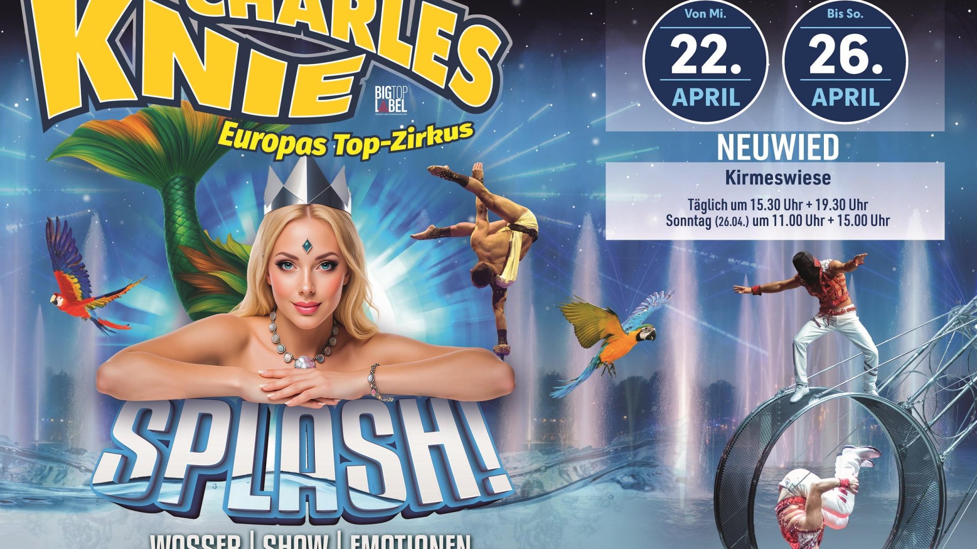 Plakat Zirkus Charles Knie | &copy; Charles Knie GmbH