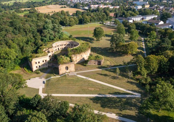 Luftbild Fort Asterstein | &copy; Koblenz-Touristik GmbH / Dominik Ketz