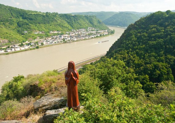 Nonnenfigur an der Ziehley | © Dominik Ketz/Romantischer Rhein Tourismus GmbH