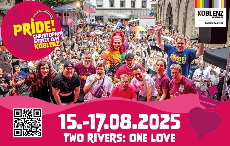 Pride Koblenz | Christopher-Street-Day (CSD) | © Pride Koblenz | c/o Gayphoria Events