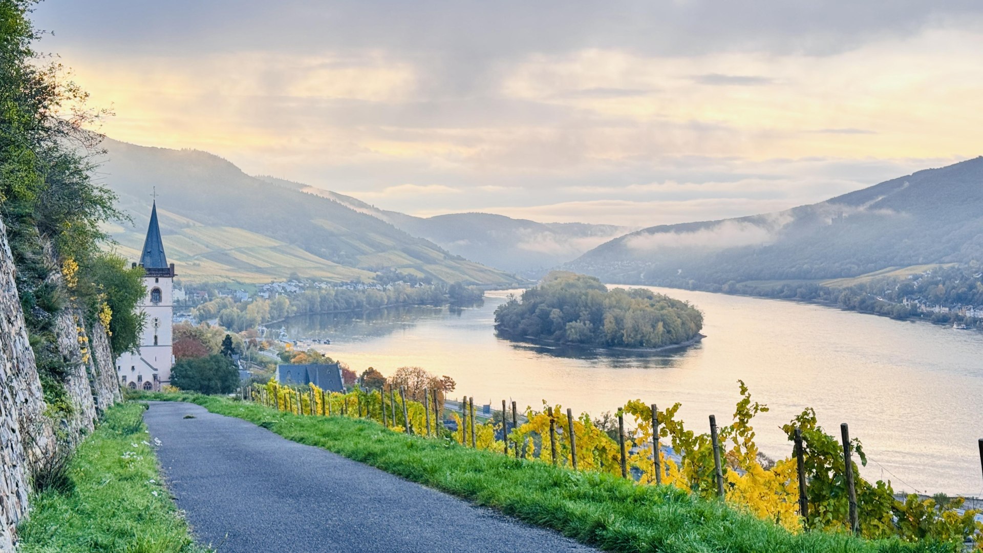 Lorcher Weinberge im November | &copy; Hotel im Schulhaus