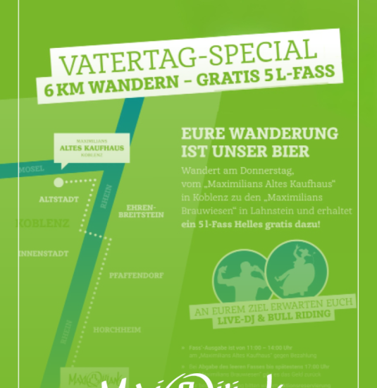 Vatertag-Special | &copy; Maximilians Brauwiesen