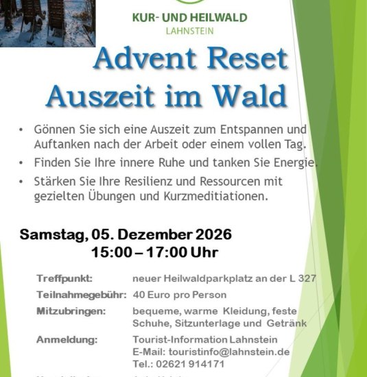 Advent Reset | &copy; Stadt Lahnstein