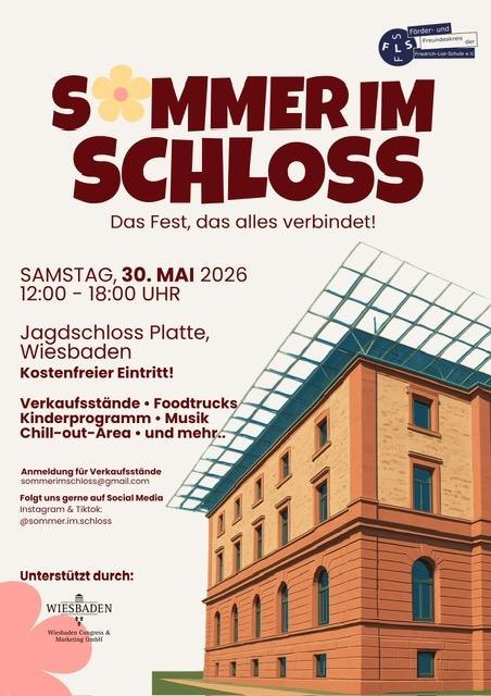 Sommer im Schloss Flyer | &copy; Friedrich List Schule Wiesbaden