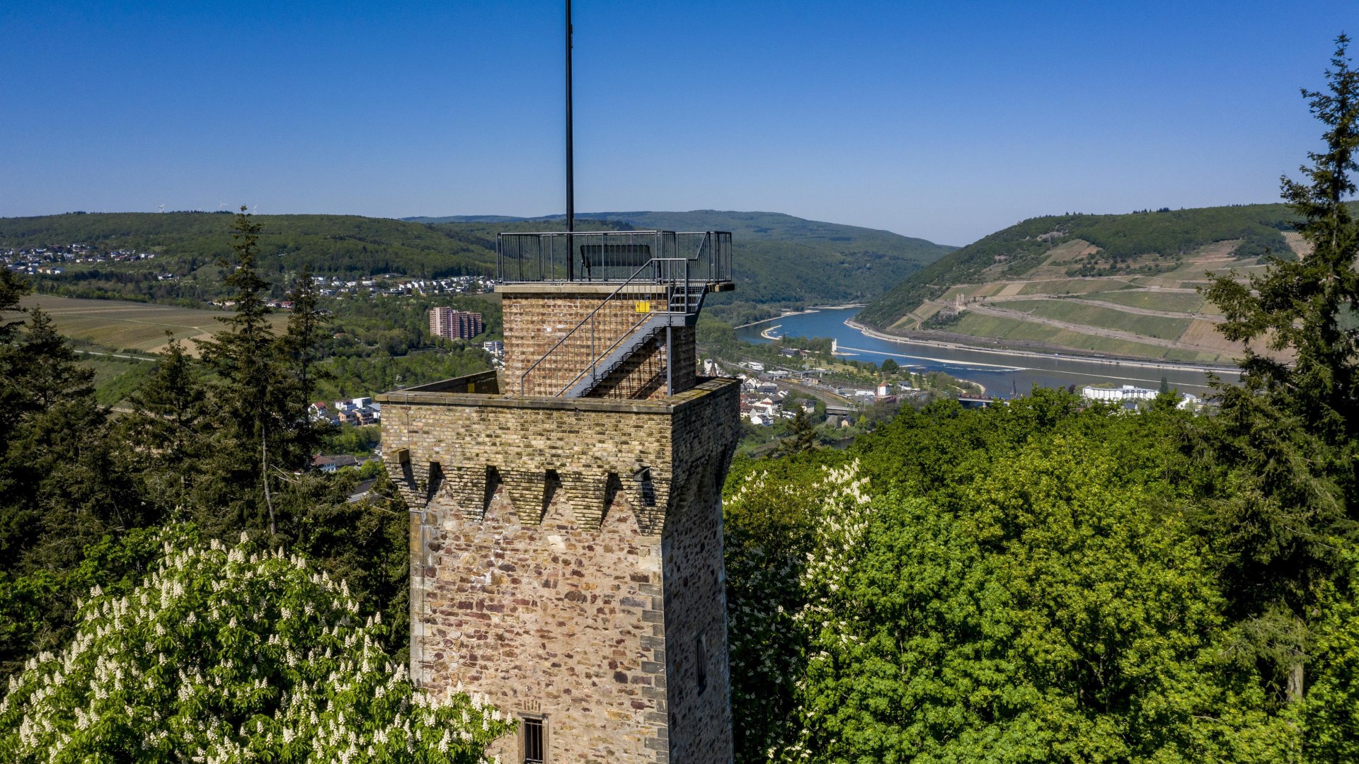 Kaiser Friedrich-Turm | © Quelle Stadt Bingen Foto Torsten Silz Kaiser Friedrich-Turm | © Quelle Stadt Bingen Foto Torsten Silz