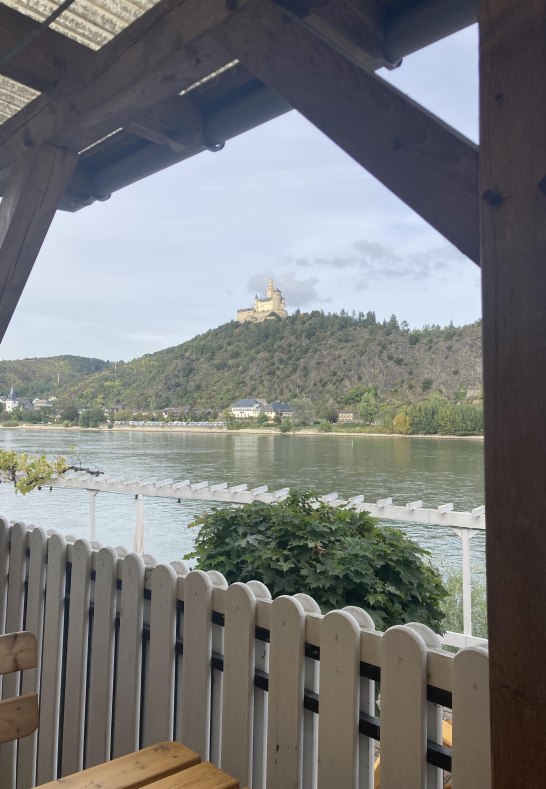 Blick auf die Marksburg | © Gasthaus zur Marksburg Blick auf die Marksburg | © Gasthaus zur Marksburg
