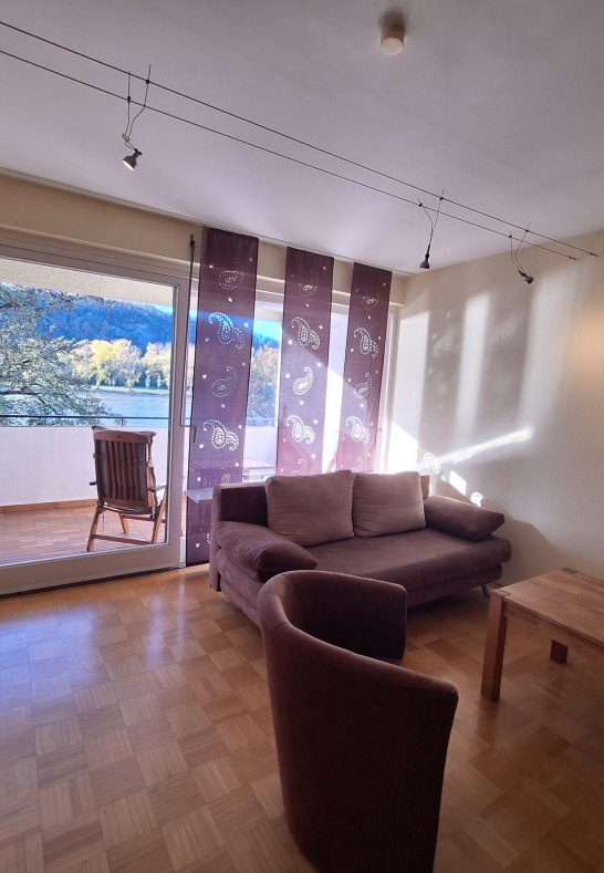 Wohnzimmer mit Rheinblick | &copy; Koblenz-Touristik GmbH, J. Assenmacher