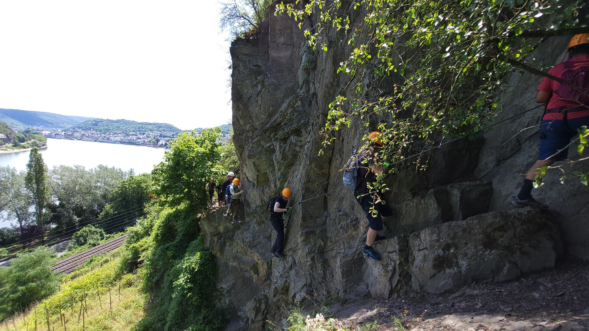 Mittelrhein Klettersteig | © Achim Weiler Mittelrhein Klettersteig | © Achim Weiler