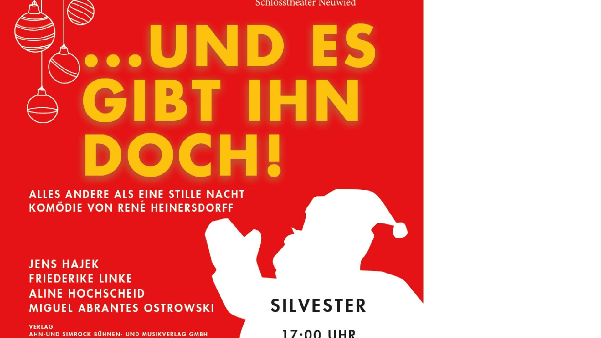 Plakat zum Stück | © Schlosstheater Neuwied