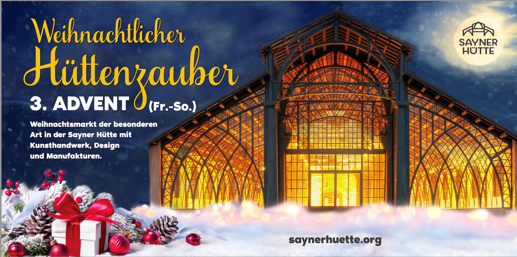 Weihnachtlicher H&uuml;ttenzauber | &copy; Stiftung Sayner H&uuml;tte