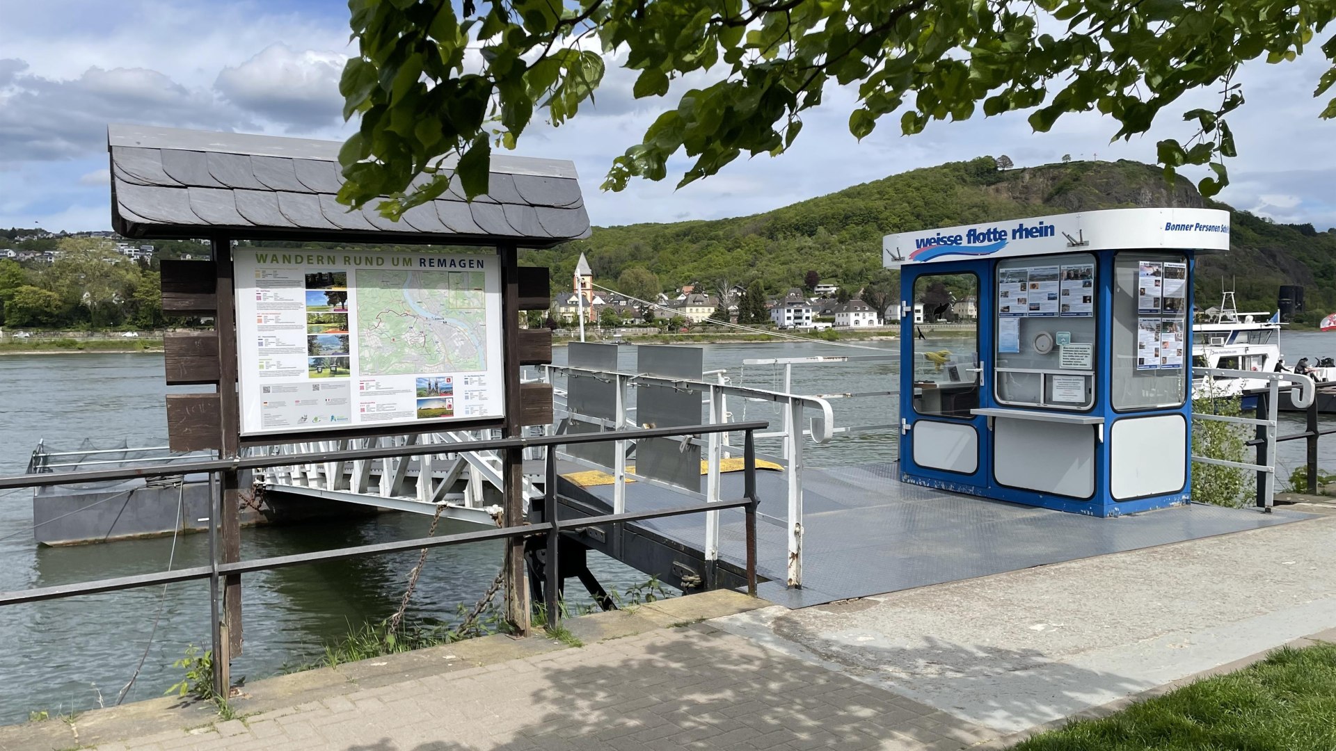Anleger der Bonner Personen Schifffahrt | &copy; Stadt Remagen