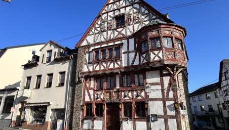 Au&szlig;enansicht Rathausschenke | &copy; TI Erlebnis Rheinbogen