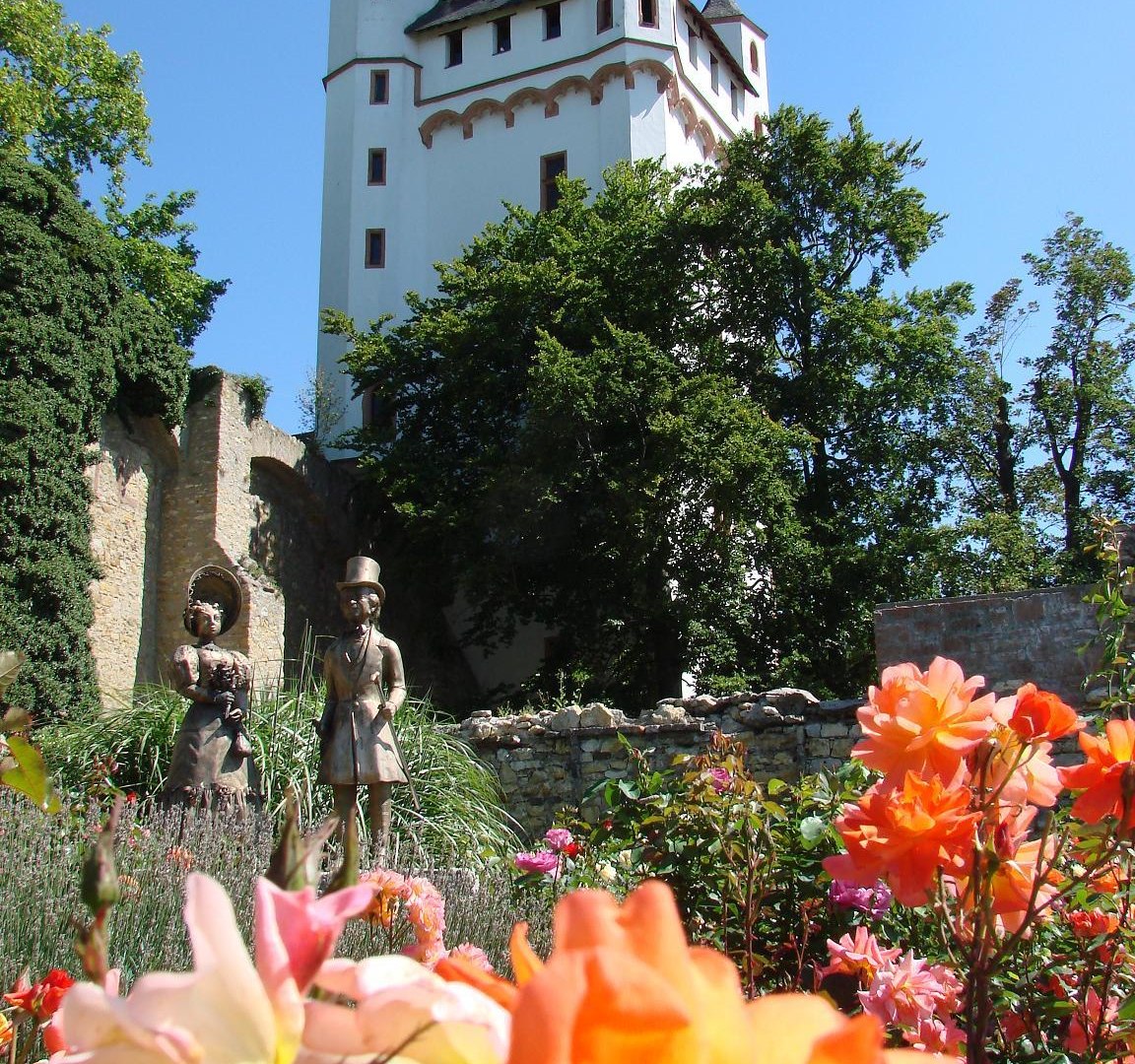 Rosengarten Kurfürstliche Burg | © Stadt Eltville am Rhein Rosengarten Kurfürstliche Burg | © Stadt Eltville am Rhein