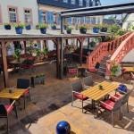 Terrasse von oben | © Historisches Gasthaus Winzerkeller Terrasse von oben | © Historisches Gasthaus Winzerkeller