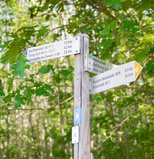 Wanderschilder M&ouml;nchsheide | &copy; Anton R&ouml;ser, Shapefruit / TI Bad Breisig
