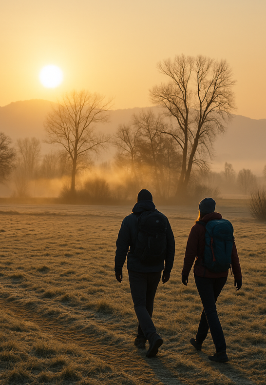 Off-season hiking &ndash; sunrise | &copy; Moock