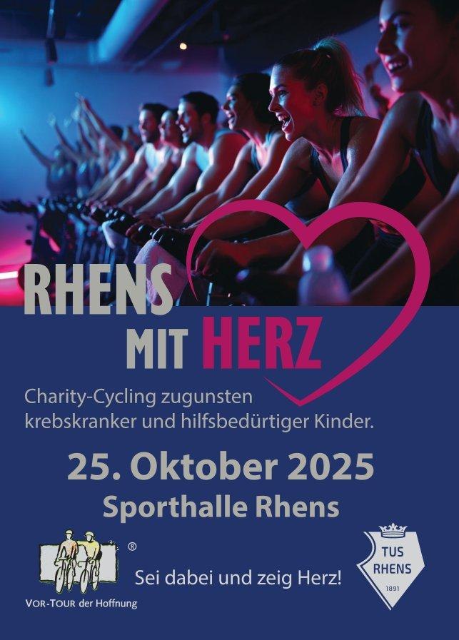 Plakat Rhens mit Herz 2025 | © TUS Rhens