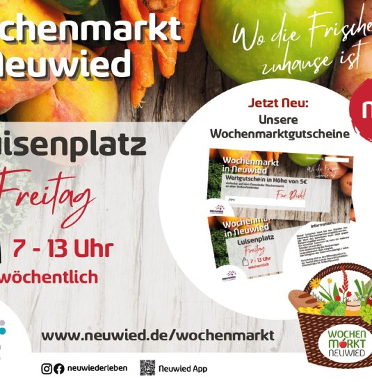 Wochenmarkt | &copy; Presseb&uuml;ro der Stadt Neuwied